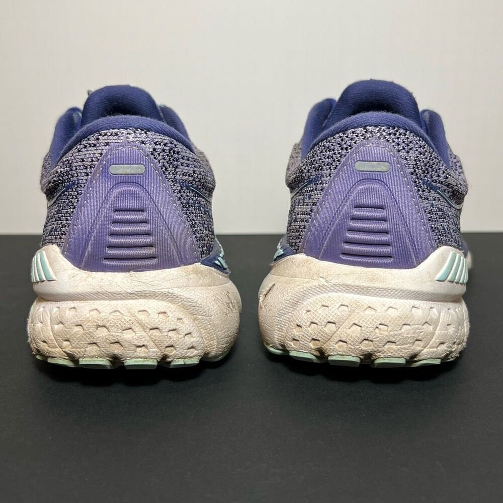 Womens BROOKS Adrenaline GTS 21 Purple Running Shoes / Size 8 Medium - Picture 4 of 9